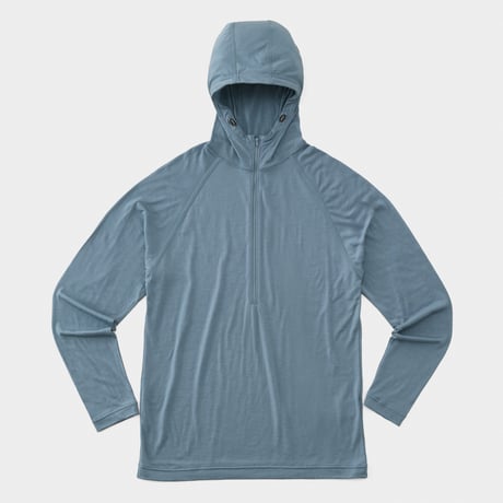 山と道／100％ Light Merino Half Zip Hoody - Unisex (2026)【在庫有】