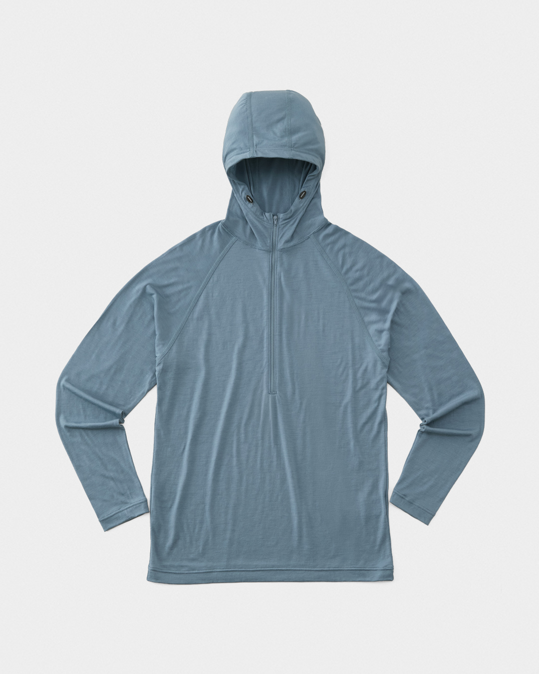 山と道／100％ Light Merino Half Zip Hoody - Unisex (