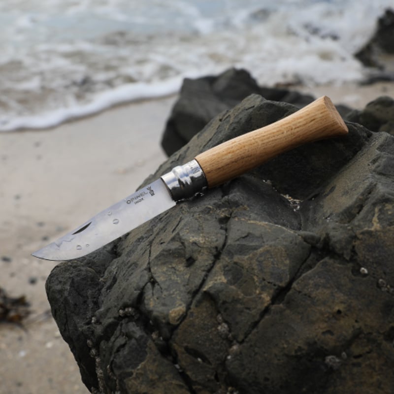 OPINEL(オピネル) ステンレススチール＃８エボニー Amazon.co.jp: (オピネル)OPINEL ステンレススチール#8 エボニー