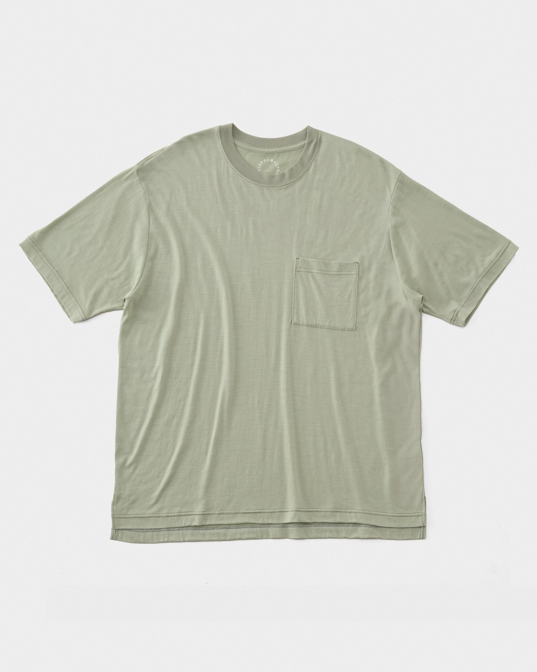 山と道／100% Light Merino Pocket T-shirt - Unisex (