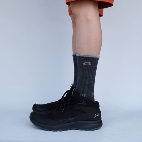 POINT6 ポイントシックス / Hiking Mixed Stripe Light Crew