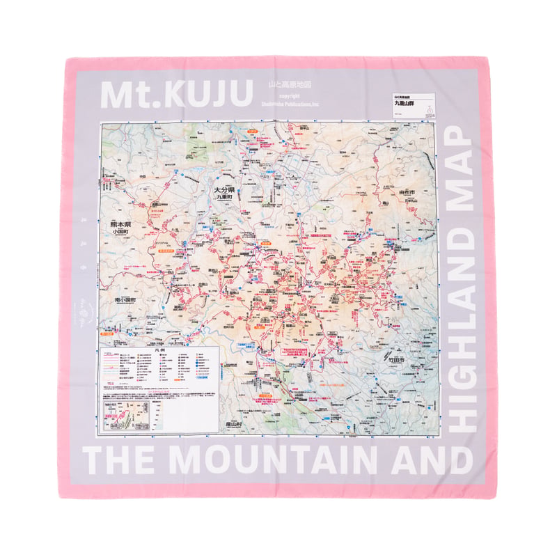 迷迭香 × 山と高原地図 × HouHou「MAP FUROSHIKI」 | 旅道具と人 Ho