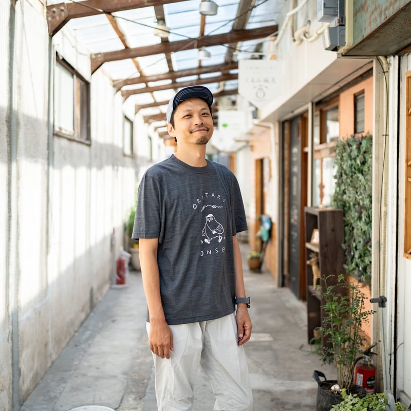 Oritara Onsen T-shirt / HIGASHI ALPS × sn × Hou Oritara Onsen T-shirt / HIGASHI ALPS × sn × Hou