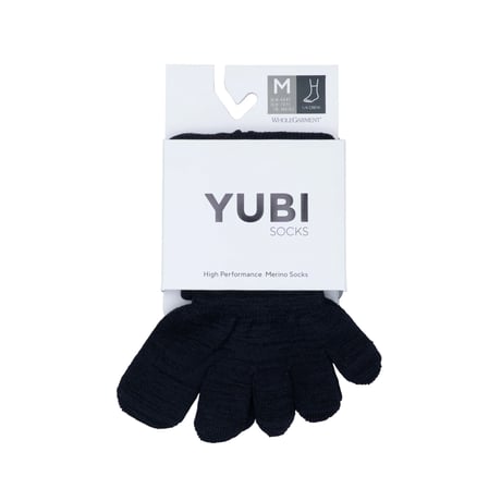 YUBI SOCKS ユビソックス ／ Toe Socks Quarter Crew Axio Wool