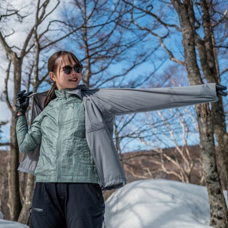 ファイントラック ジャケット(レディース) ミューラップフーディ  M  FMMC finetrack ファイントラック ／ ミューラップフーディ WOMEN'S | 旅