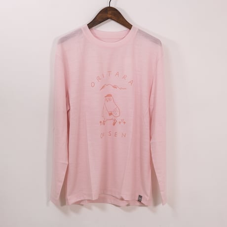 Oritara Onsen T-shirt (L/S)  / HIGASHI ALPS × sn × HouHou 2025