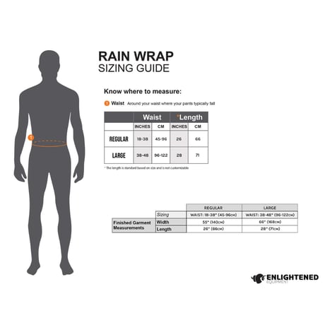 ENLIGHTENED EQUIPMENT／Rain Wrap  ver.2