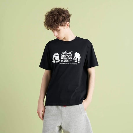 NANGA × TACOMA FUJI RECORDS ／BIGFOOT SURVEY PROJECT LOGO TEE