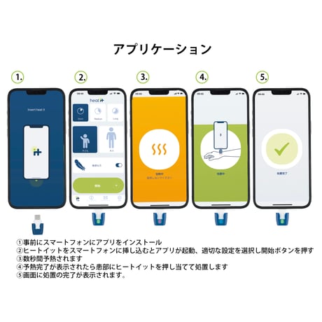 Kamedi カメディ／ HEAT IT ヒートイットUSB-C（iPhone15以降＆Android）