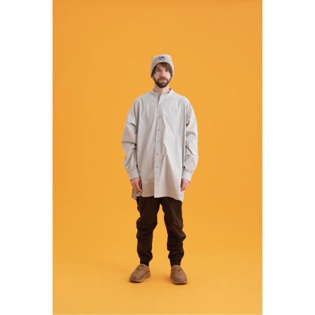 PAPERSKY WEAR ペーパースカイウェア ／ RELAX CAVE TYPEWRITER LONG BIG SHIRT