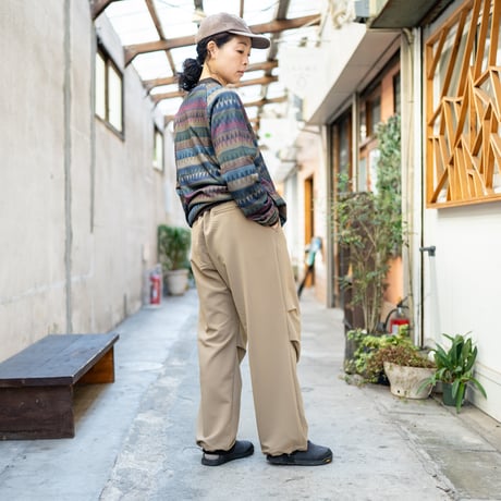 BROWN by 2-tacs ブラウンバイツータックス ／ B34-P001-1 "Knee tuck pants"