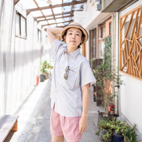 PAPERSKY WEAR ペーパースカイウェア／HIKE&BIKE CAVE BIG HALF SHIRT with Foxfire