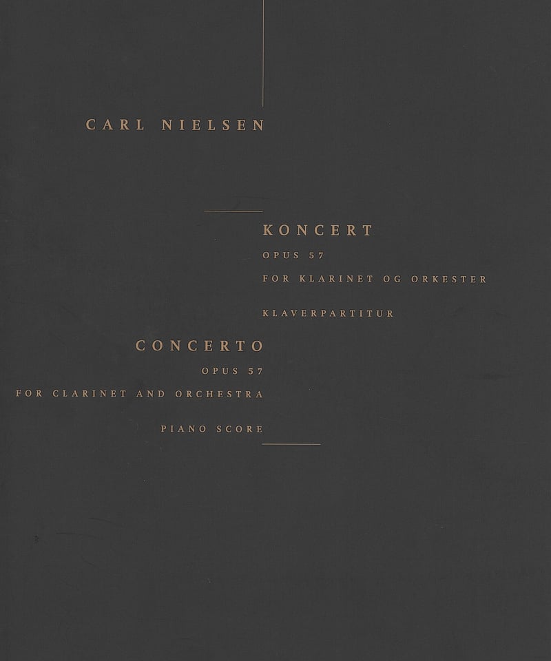 WH30643】C. ニールセン：クラリネット協奏曲 Op. 57 | クラカン