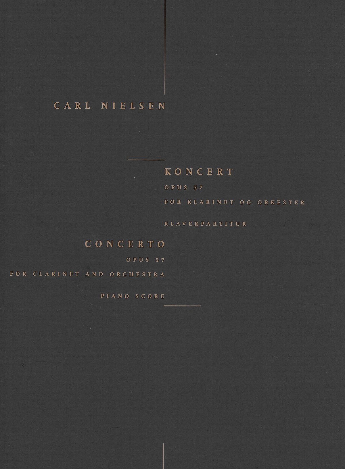 WH30643】C. ニールセン：クラリネット協奏曲 Op. 57 | クラカンマルシェ
