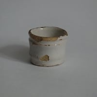 オランダ デルフト 白釉 薬壺 軟膏入れ ointment pot 白デルフト