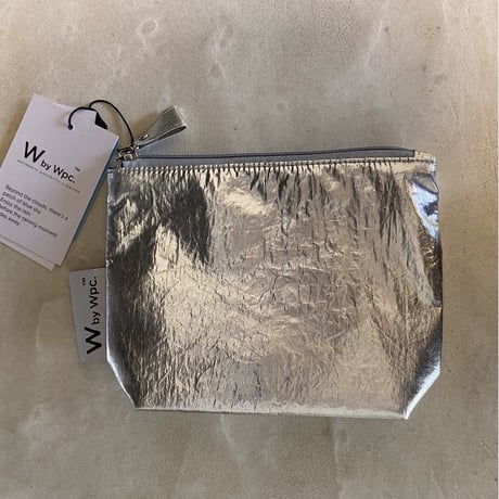 SHINY POUCH シャイニーポーチ　シルバー