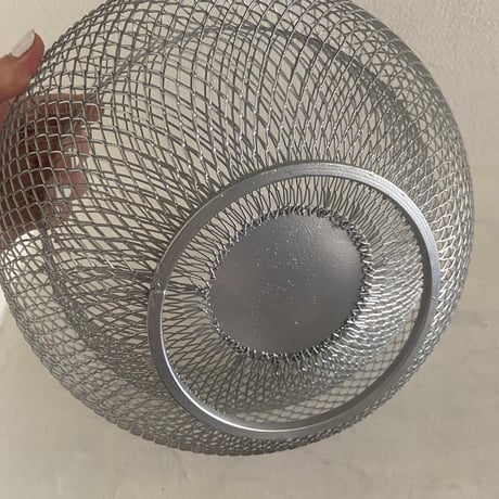 ダブルウォール　メッシュバスケット　 silver