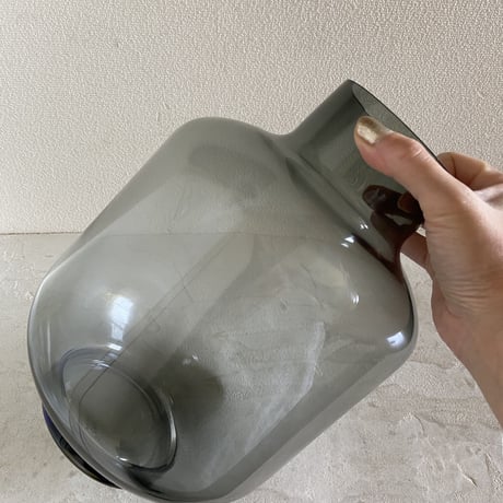 AXCIS  ビックガラスベース　グレー
