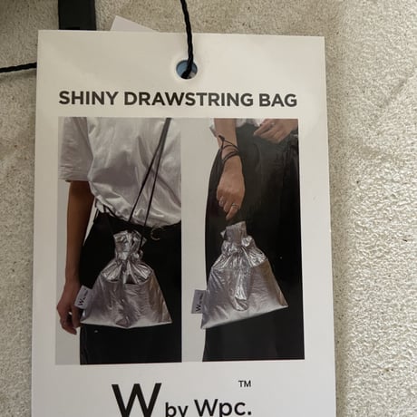 SHINY DRAWSTRING BAG シャイニー２way巾着バッグ