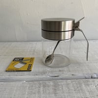 spice jar with spoon