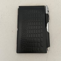 FLIP MEMO SINGLE  クロコブラック
