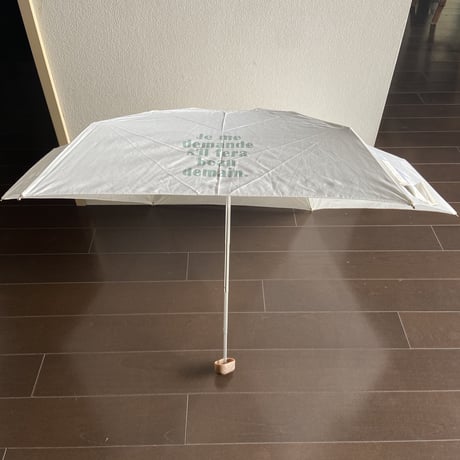 フレンチワーズ mini 折り畳み傘　オフホワイト