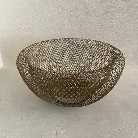 ダブルウォール　メッシュバスケット　GOLD
