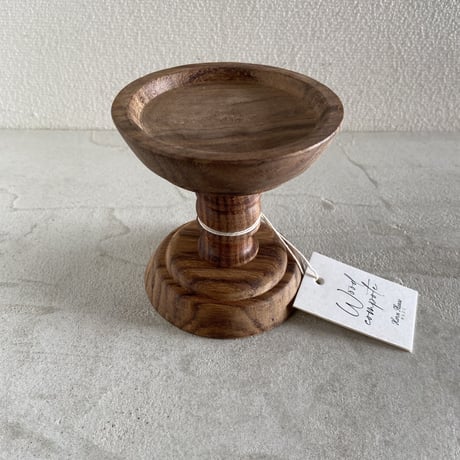 WOOD キャンドルスタンド　コンポートS