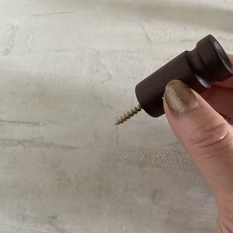 ウッドフック　ウォルナット