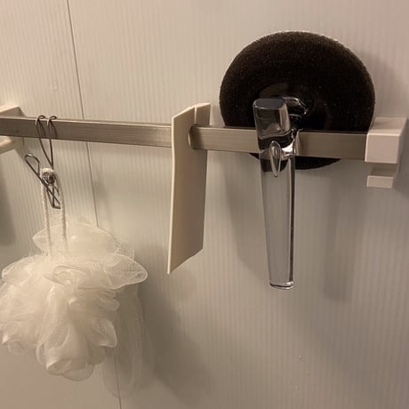 テラモト バス用ハンディスポンジ