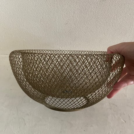 ダブルウォール　メッシュバスケット　GOLD