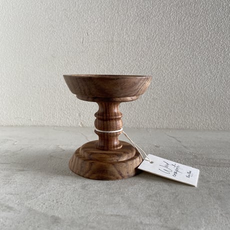 WOOD キャンドルスタンド　コンポートS