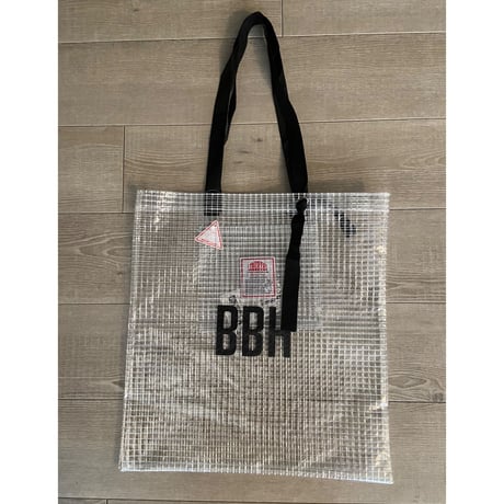 クリアーチェックトートバック [BBH] BLACK
