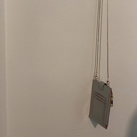 アンバースマホショルダー　シルバー
