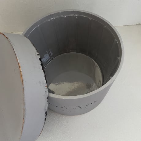 フルールハットボックス　タイプC　グレー