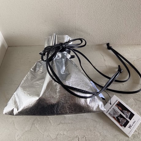 SHINY DRAWSTRING BAG シャイニー２way巾着バッグ