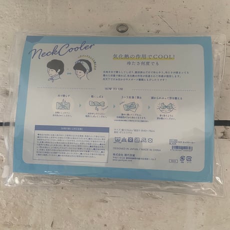 SHOWER DOT ネッククーラー　black