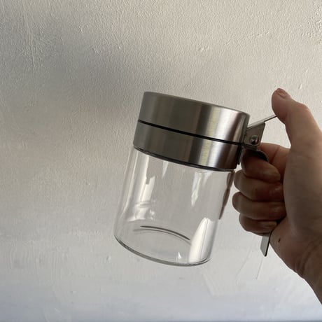 spice jar with spoon