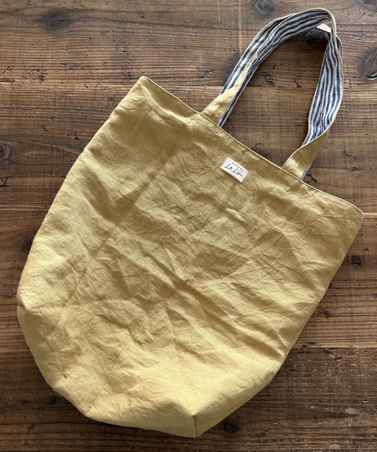 【LYN】Refine L トートバッグ ライトベージュ トートバッグ | biscuiterie Le Lin