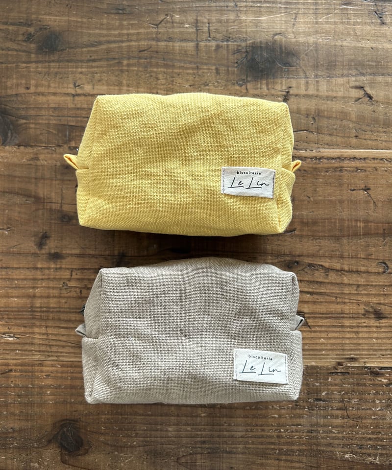 ボックスポーチ | biscuiterie Le Lin