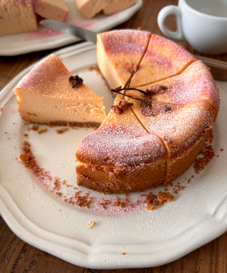 桜チーズケーキ