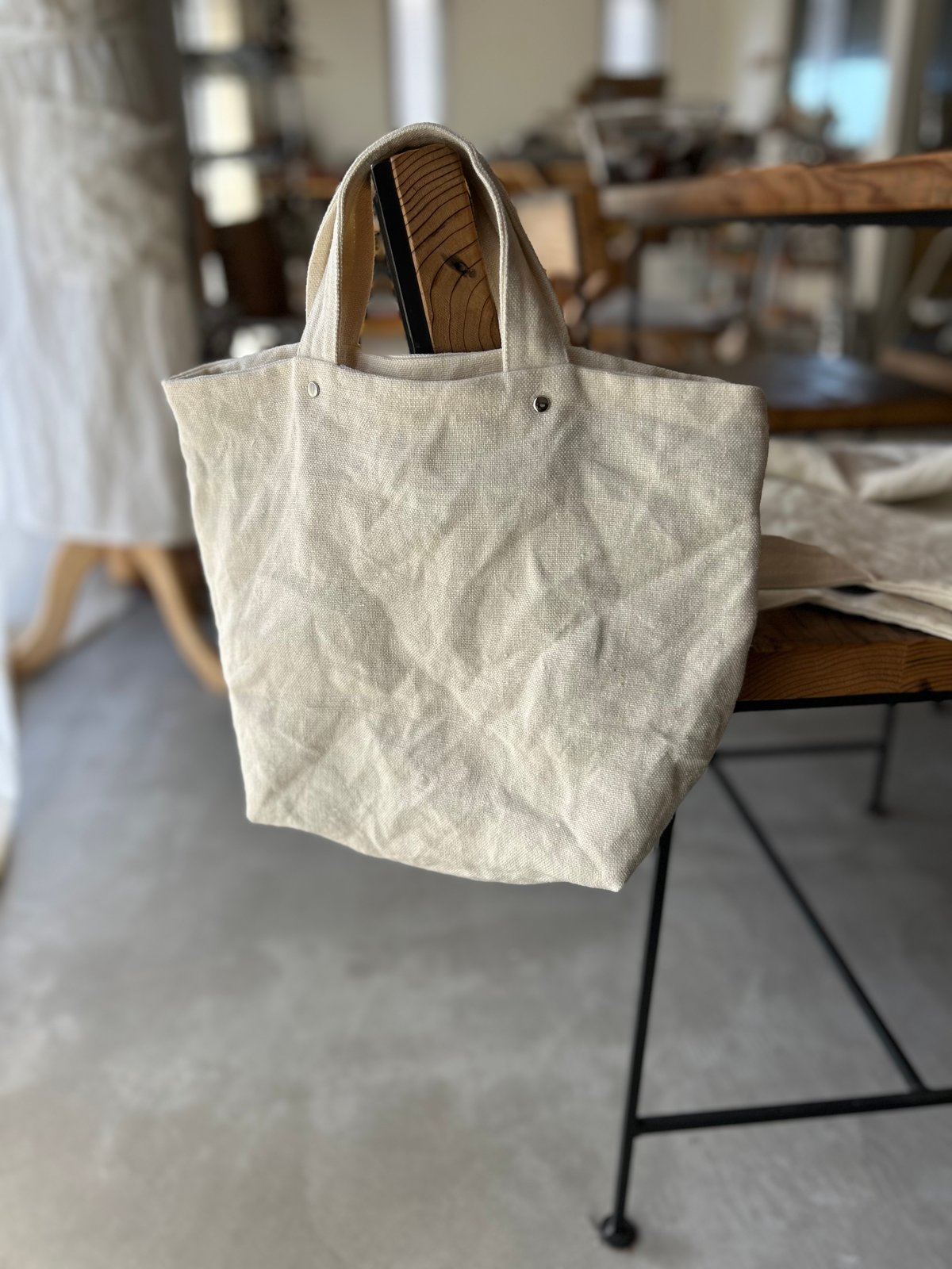 TRAUM□original-toteリネン100%+wash帆布 TRAUM□original-tote リネン100%&wash帆布☆2way