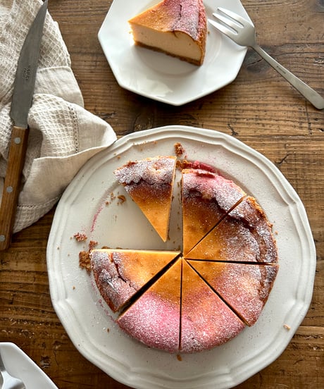 桜チーズケーキ