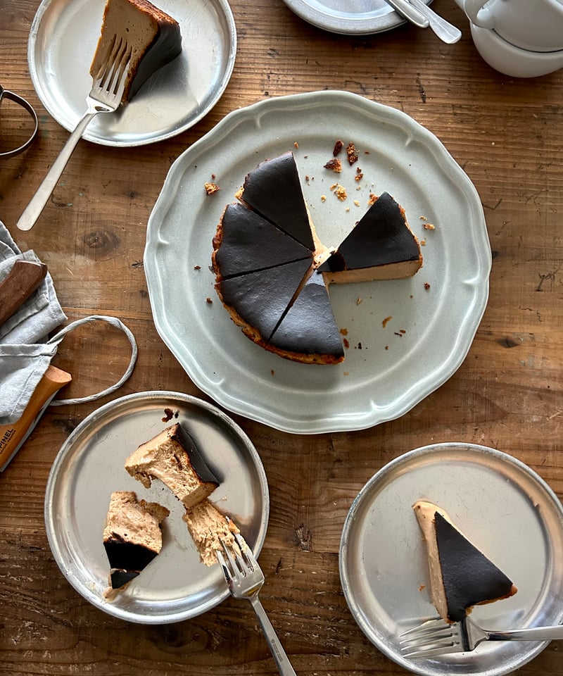 栗キャラメルバスクチーズケーキ | biscuiterie Le Lin