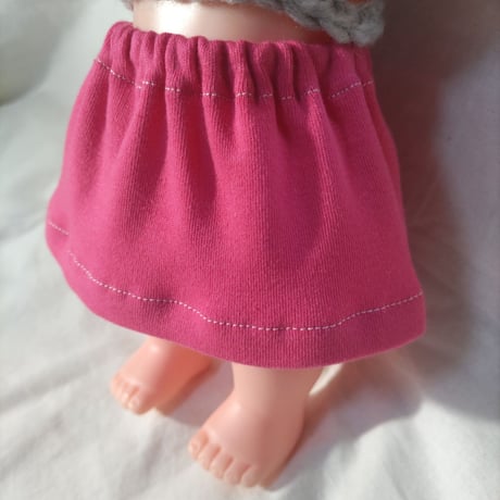 お人形のスカート【濃い目ピンク】1116011S