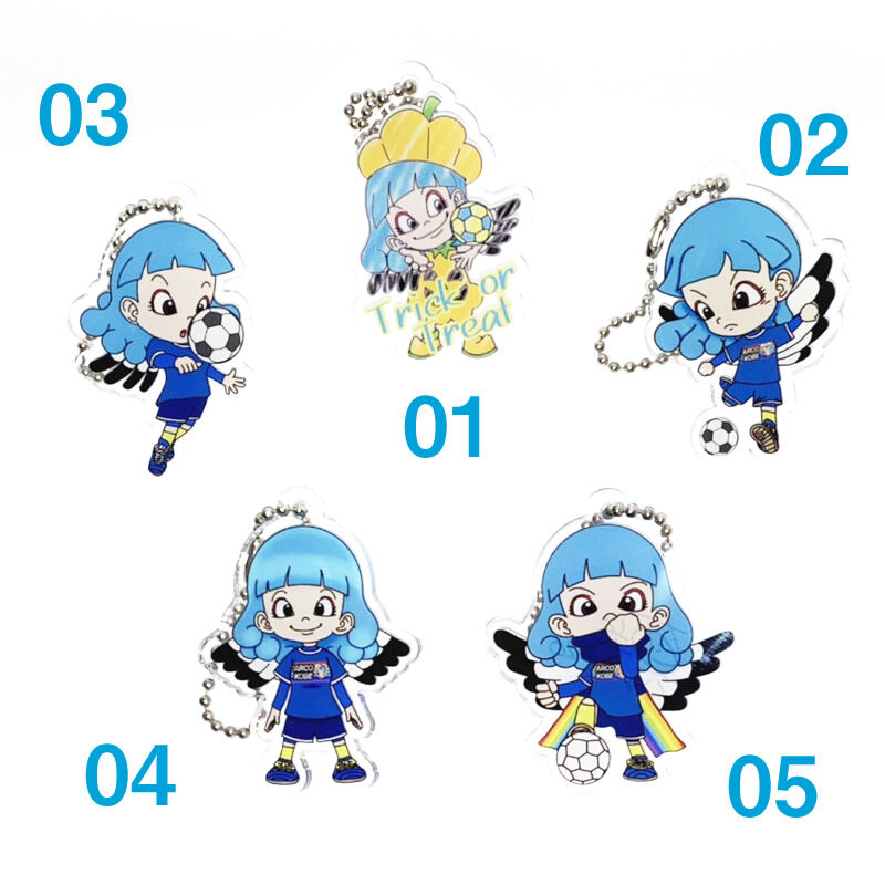 かあいいちゃん アクリルキーホルダー 6時のおやつ】 かあいいちゃん なーなちゃん アクリル