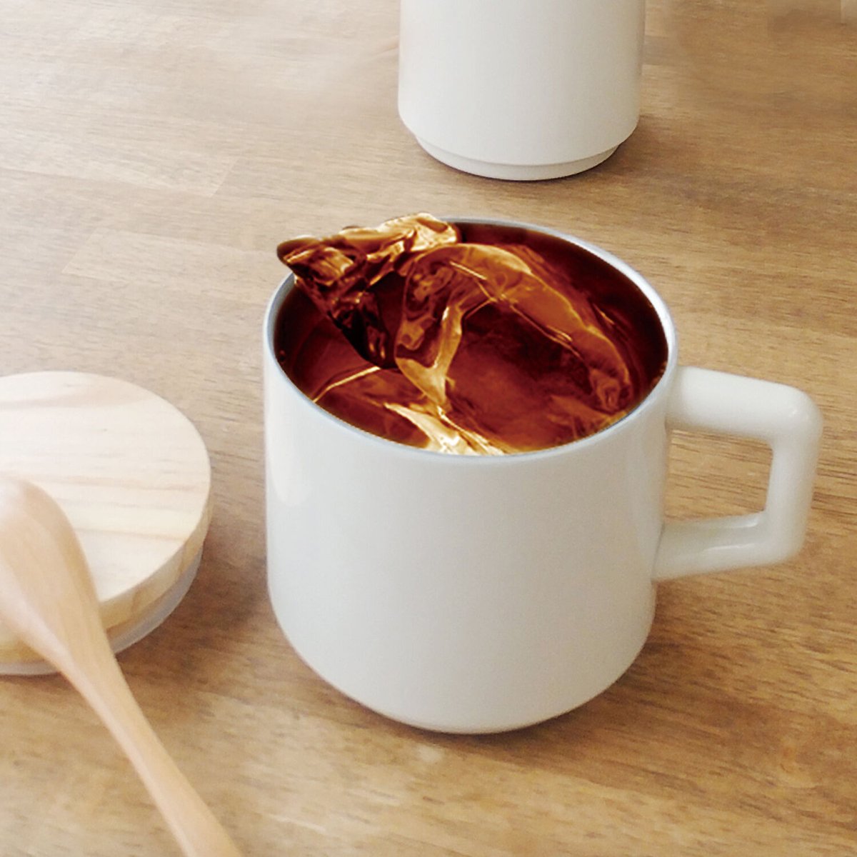 木製カップ カフェオレ マグ ＜ ペアセット ＞| RIVERET Official Site