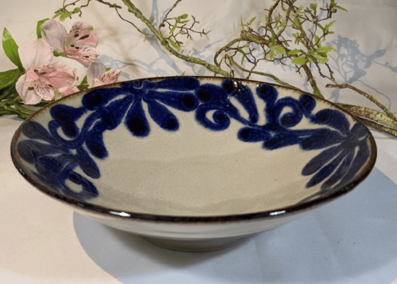 琉球るり唐草 8.0めん鉢 | MARUMO STORE