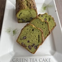 抹茶小豆パウンドケーキ