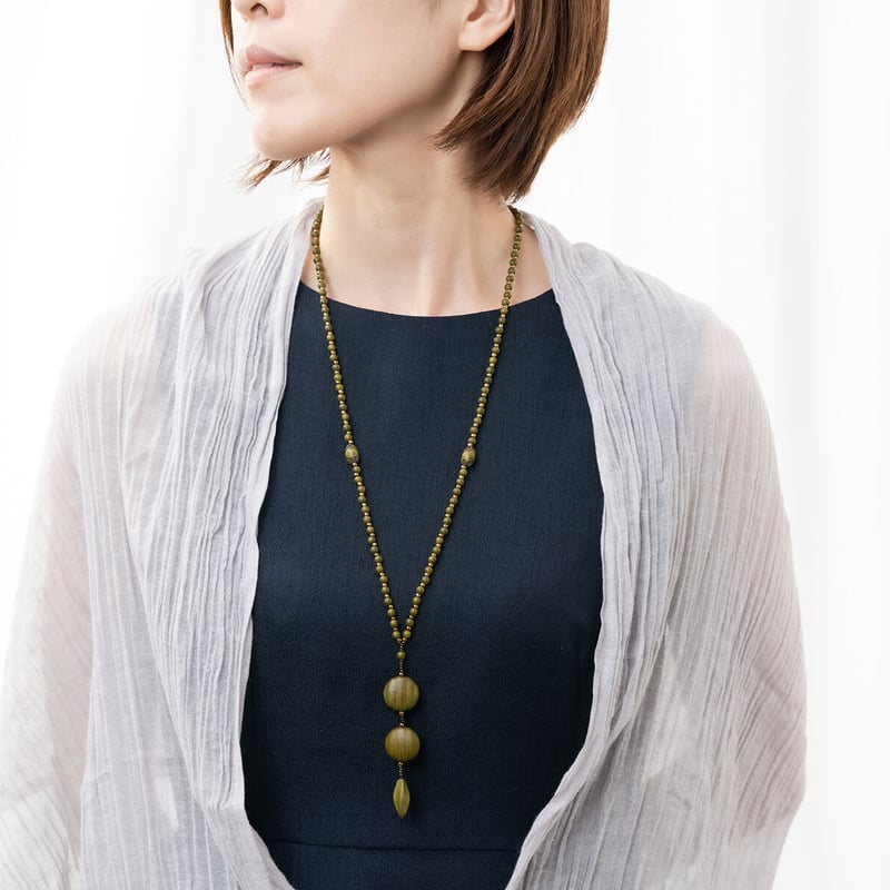 超レア　山P着用ウッドビーズネックレス レアウッドビーズBijoux STORE
